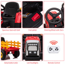 12V Kids Ride-On Tractor Truck with Music and Detachable Trailer for Boys and Girls Magic Cars 10