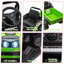 12V Kids Ride-On Tractor with Trailer, Remote Control, Rear Wheels, and Suspension Magic Cars 4