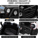 12V Kids 2-Seater Electric Ride-On Truck with Remote Control and Lights, Black Magic Cars 5