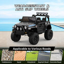 12V Kids 2-Seater Electric Ride-On Truck with Remote Control and Lights, Black Magic Cars 6