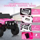 12V Kids 2-Seater Electric Ride-On Truck with Remote Control and LED Lights Rose Magic Cars 4