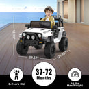 12V Electric 2-Seater Kids Ride-On Truck with Remote Control and LED Lights Magic Cars 1