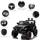 12V Electric Ride-On Kids Truck with Remote Control Battery Powered Car Black Magic Cars 5