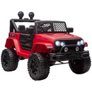 12V Electric Kids Ride-On Truck with Remote Control, Red Battery-Powered Toy Car Magic Cars 2