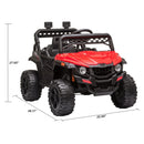 12V Kids Ride-On Truck with Parent Remote Control, LED Lights, and AUX Port Magic Cars 6