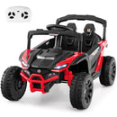 12V Black Electric UTV Ride-On Car for Kids with LED Lights, Music, and Horn Magic Cars 2
