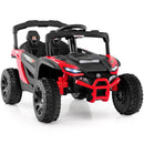 12V Black Electric UTV Ride-On Car for Kids with LED Lights, Music, and Horn Magic Cars 5