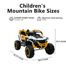 12V Battery-Powered 2-Seater Kids UTV Ride-On Truck with Remote Control Magic Cars 6