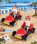 12V Children’s Ride-On Car with Parental Remote and 3 Swapable Front Designs and LED Lighting Magic Cars 7
