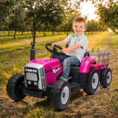 12V Battery-Powered Kids Electric Ride-On Car with Remote Control and Trailer Magic Cars Variant 0