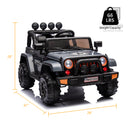 12V Electric Kids Ride-On Car with Remote Control, LED Lights, and DIY Sticker Kit Magic Cars 7