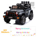12V Electric Kids Ride-On Car with Remote Control, LED Lights, and DIY Sticker Kit Magic Cars Variant 0