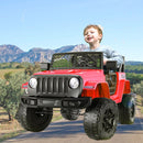 12V Kids Ride-On Off-Road Truck Toy with Remote Control and MP3 USB AUX Music Function, 3 Speed Settings Magic Cars 1