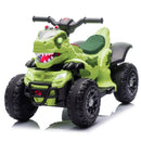 12V Electric Dinosaur ATV for Kids with Bluetooth Music and Lights - Green Magic Cars 12