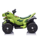 12V Electric Dinosaur ATV for Kids with Bluetooth Music and Lights - Green Magic Cars 20