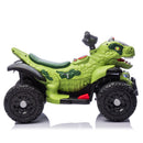 12V Electric Dinosaur ATV for Kids with Bluetooth Music and Lights - Green Magic Cars 23