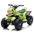 12V Electric Dinosaur ATV for Kids with Bluetooth Music and Lights - Green Magic Cars Variant 0