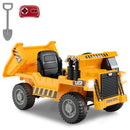 12V Kids Electric Ride-On Dump Truck with Remote Control and Adjustable Dump Bed Magic Cars 1