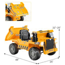 12V Kids Electric Ride-On Dump Truck with Remote Control and Adjustable Dump Bed Magic Cars 5