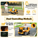 12V Kids Electric Ride-On Dump Truck with Remote Control and Adjustable Dump Bed Magic Cars 6