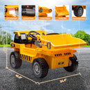 12V Kids Electric Ride-On Dump Truck with Remote Control and Functional Shovel Bed Magic Cars 6