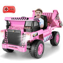 12V Kids Electric Ride-On Dump Truck with Remote Control, Music, and Functional Dump Bed Magic Cars 17
