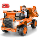 12V Kids Electric Ride-On Dump Truck with Remote Control, Music, and Functional Dump Bed Magic Cars 19