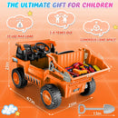 12V Kids Electric Ride-On Dump Truck with Remote Control, Music, and Functional Dump Bed Magic Cars 26