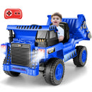 12V Kids Electric Ride-On Dump Truck with Remote Control, Music, and Functional Dump Bed Magic Cars 9