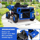 12V Electric Kids Ride-On Dump Truck Construction Vehicle with Remote Control Magic Cars 12