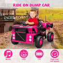 12V Electric Kids Ride-On Dump Truck Construction Vehicle with Remote Control Magic Cars 15