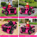 12V Electric Kids Ride-On Dump Truck Construction Vehicle with Remote Control Magic Cars 17