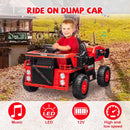 12V Electric Kids Ride-On Dump Truck Construction Vehicle with Remote Control Magic Cars 21