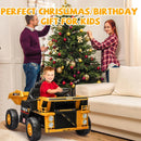 12V Electric Kids Ride-On Dump Truck Construction Vehicle with Remote Control Magic Cars 6