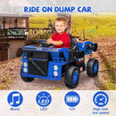 12V Electric Kids Ride-On Dump Truck Construction Vehicle with Remote Control Magic Cars 9