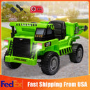 12V Kids Ride-On RC Dump Truck Construction Battery-Powered Tractor with Electric Bucket Magic Cars Variant 0