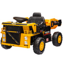 12V Electric Kids Ride-On Dump Truck with Functional Dump Bed and Shovel Magic Cars 2