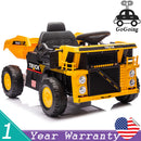 12V Kids Ride-On Dump Truck with Remote Control, Speed 1.24-3.11 MPH, Toy for Ages 3-5 Magic Cars 0