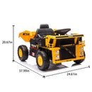 12V Kids Ride-On Dump Truck with Remote Control, Speed 1.24-3.11 MPH, Toy for Ages 3-5 Magic Cars 1