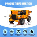 12V Kids Ride-On Electric Dump Truck with Remote Control, Shovel, MP3, and USB Player Magic Cars 4