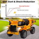 12V Kids Ride-On Electric Dump Truck with Remote Control and MP3 Player Magic Cars 8