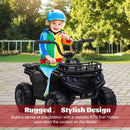 12V Kids Electric Ride-On 4-Wheeler ATV Quad with LED Lights and 1.8 MPH Speed Magic Cars 2