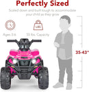 12V Kids Electric Ride-On 4 Wheeler ATV Quad Car Toy with Bluetooth Audio, 2.4 MPH Magic Cars 5