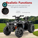 12V Kids Electric Ride-On ATV 4-Wheeler Quad Car Toy with Bluetooth Audio and 2.4 MPH Speed Magic Cars 3
