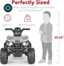 12V Kids Electric Ride-On ATV 4-Wheeler Quad Car Toy with Bluetooth Audio and 2.4 MPH Speed Magic Cars 5