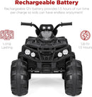 12V Kids Electric Ride-On ATV 4-Wheeler Quad Car Toy with Bluetooth Audio 3.7 MPH Magic Cars 5