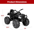 12V Kids Electric Ride-On ATV 4-Wheeler Quad Car Toy with Bluetooth Audio 3.7 MPH Magic Cars 6