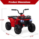 12V Kids Electric Ride-On 4 Wheeler ATV Quad with High/Low Speed Play Car Magic Cars 2