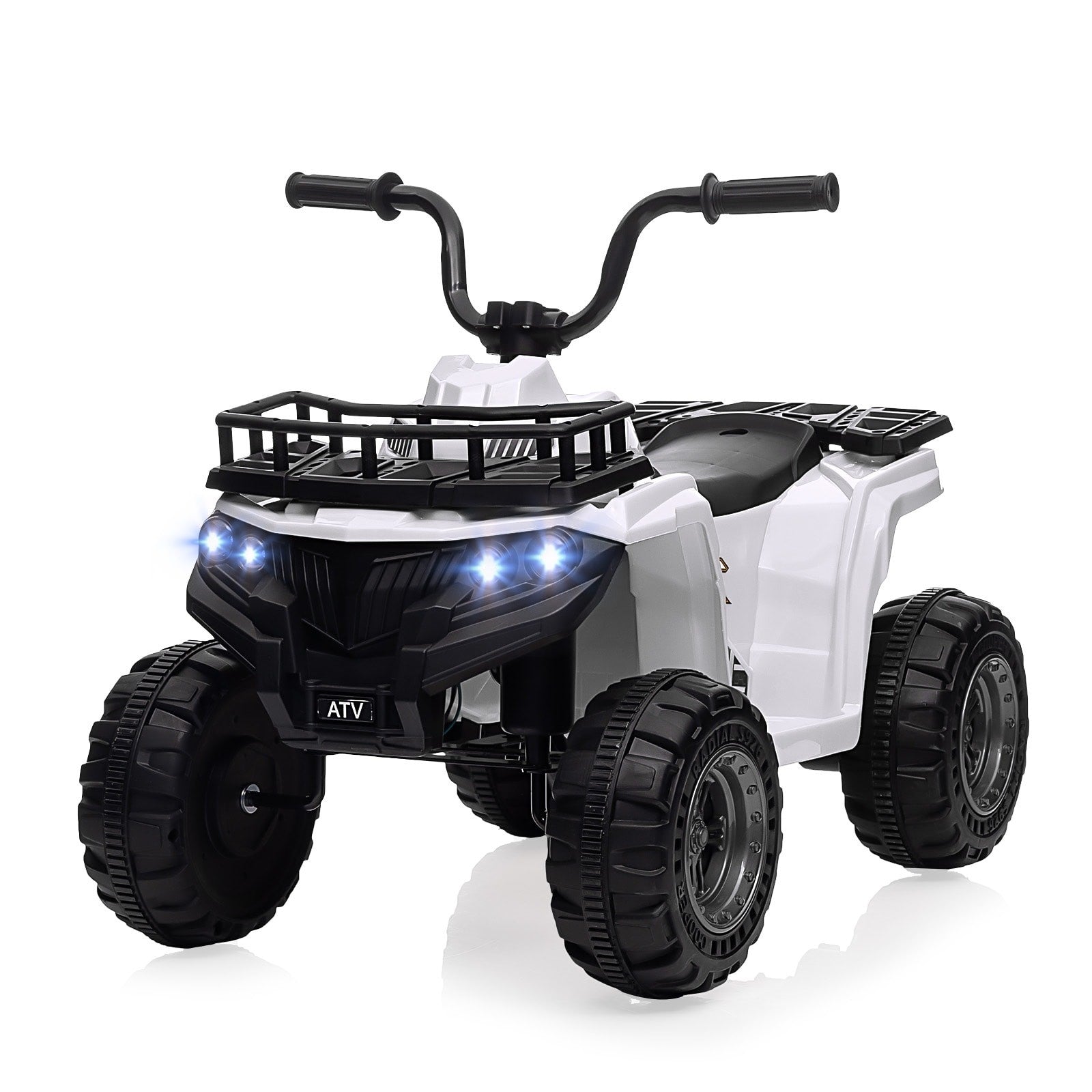 12v Inflatable Electric Ride 12V Kids Ride On Electric ATV, Ride Car Toy with Bluetooth