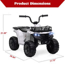 12V Kids Electric Ride-On ATV Car Toy with Bluetooth Features Magic Cars 3